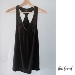 Club Monaco | Black Racerback Cami Tank Top